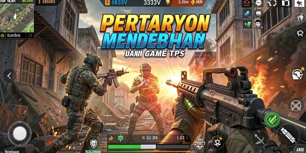 Menampilkan aksi seru dalam gameplay TPS yang mendebarkan.