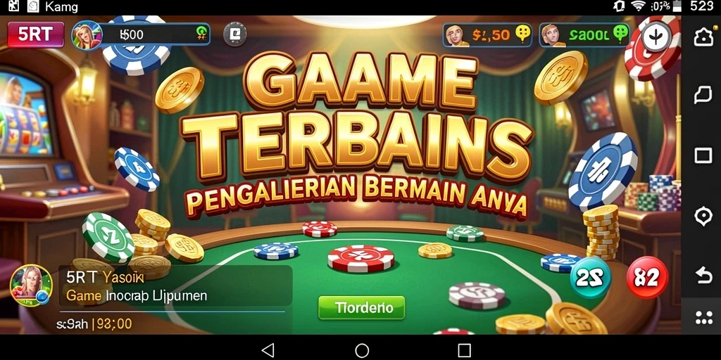 Tampilan gameplay kasino yang mengasyikkan di 5RT.