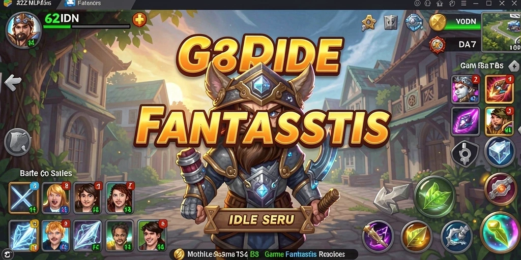 Screenshot menunjukkan aksi gameplay seru 62IDN.