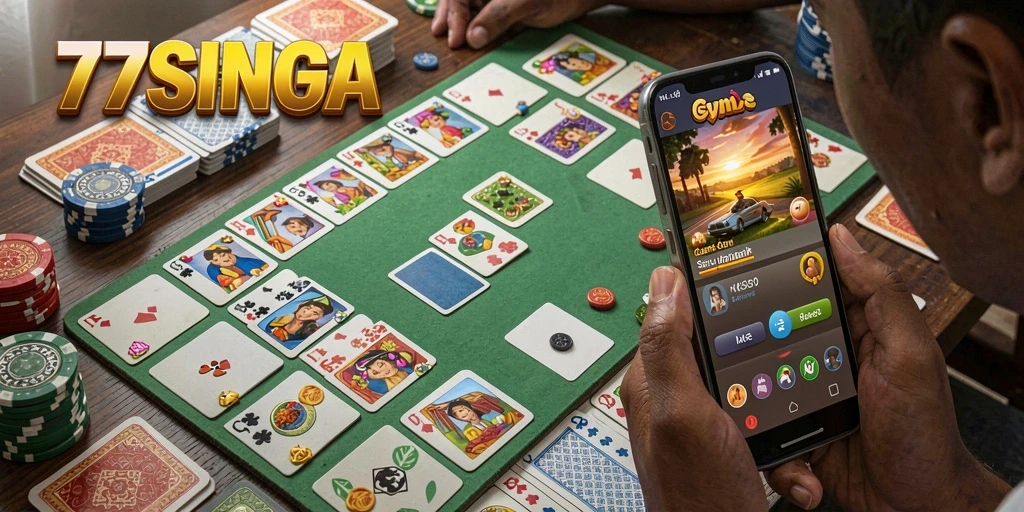 Tampilan gameplay seru dalam 77SINGA yang menghibur.