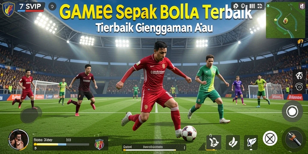 Tampilan gameplay menarik dari 7SVIP saat bertanding di lapangan.
