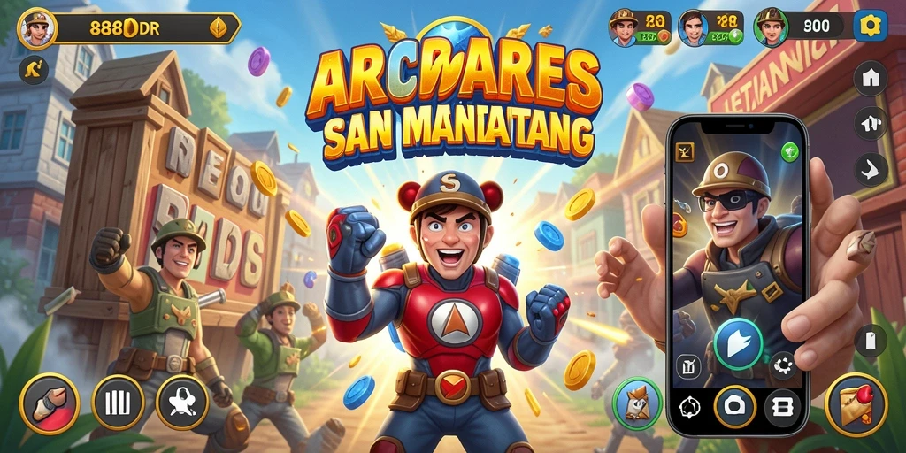 Screenshot gameplay <strong>888IDR</strong> menunjukkan aksi penuh warna dan tantangan menarik.