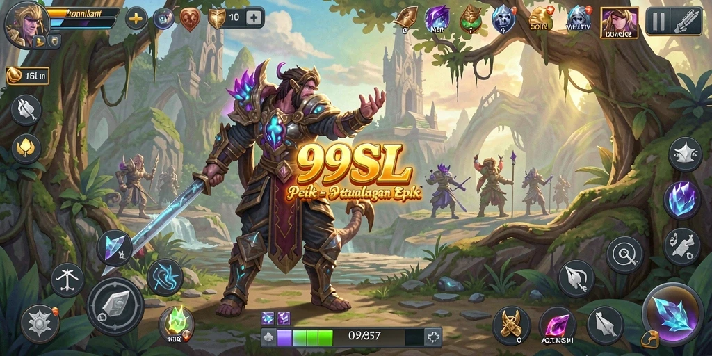 Screenshot gameplay <strong>99SL</strong> menunjukkan aksi pertarungan yang seru dan karakter yang menarik.