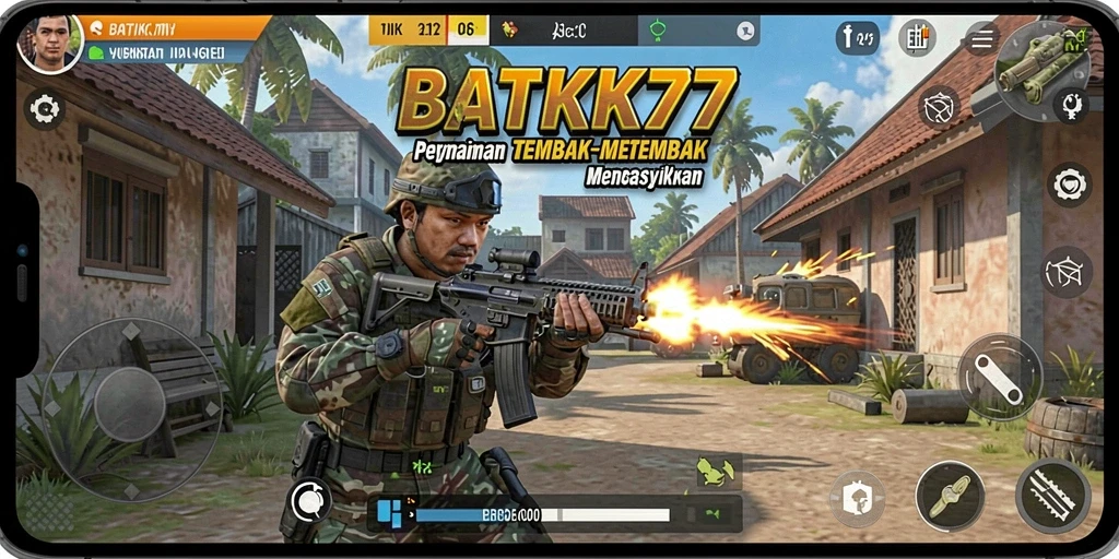 Gameplay menarik BATIK77 dengan aksi tembak-menembak seru.