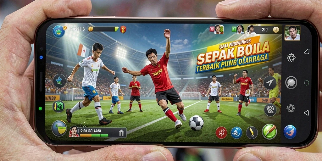 Screenshot gameplay BIGWIN88 yang menampilkan aksi sepak bola seru.