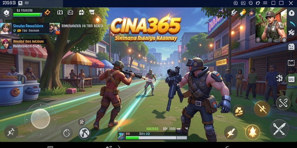 Tampilan utama CINA365 menampilkan gameplay simulasi yang mendebarkan dan realistis.
