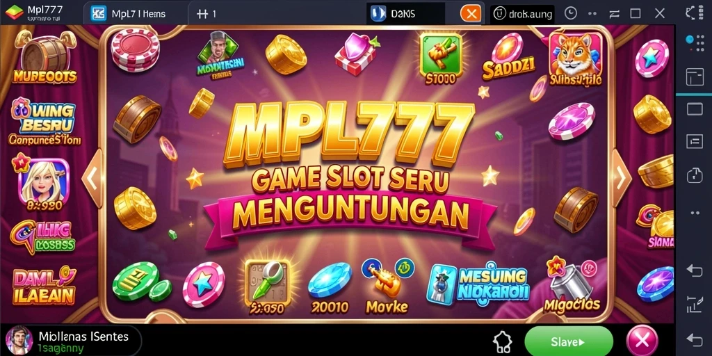 Tampilan gameplay menarik dari MPL777 dengan grafis yang memukau.