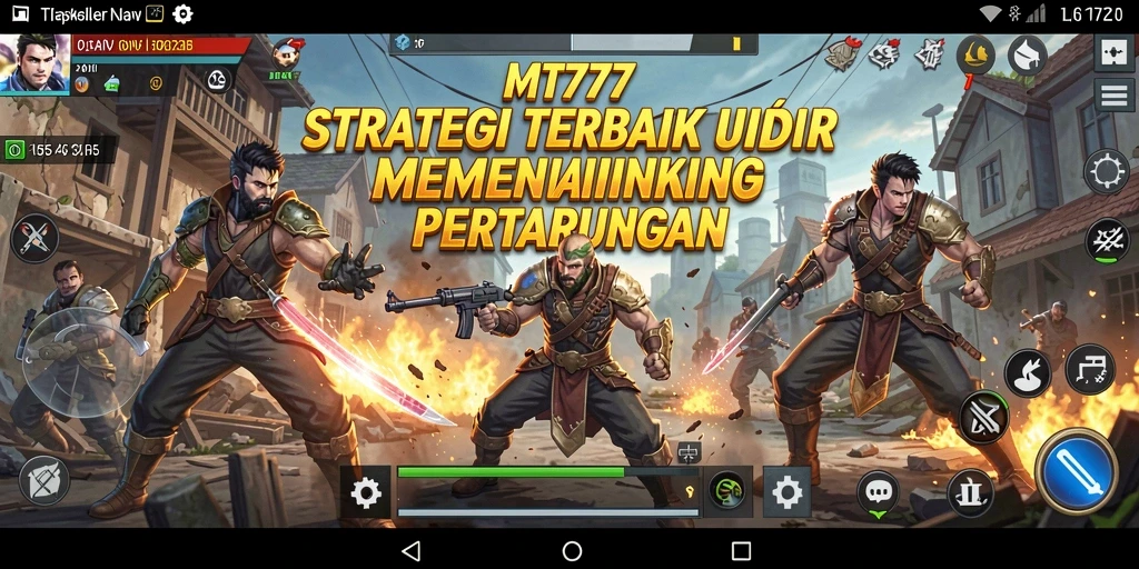 Screenshot utama MT777 menampilkan aksi strategi yang mendebarkan.