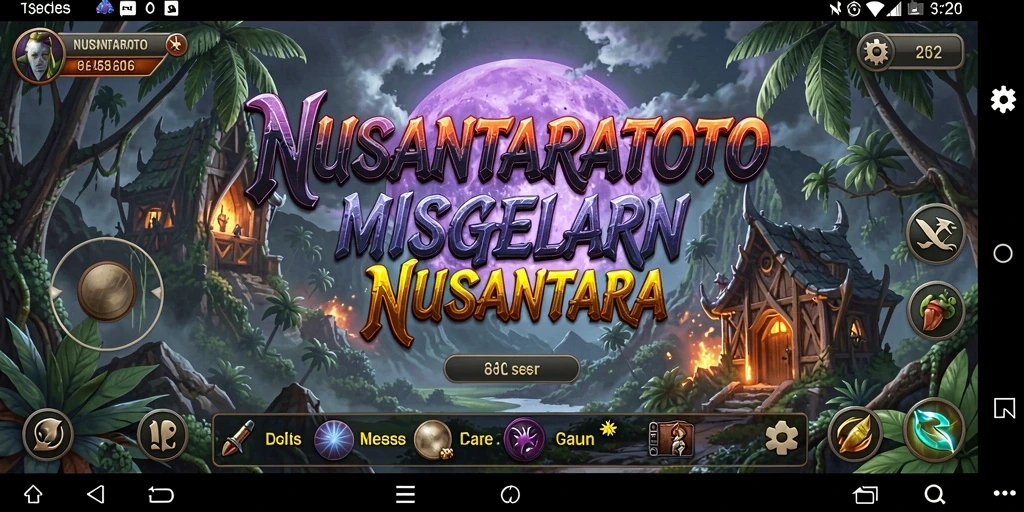 Tangkapan layar menampilkan suasana menyeramkan dalam NUSANTARATOTO.