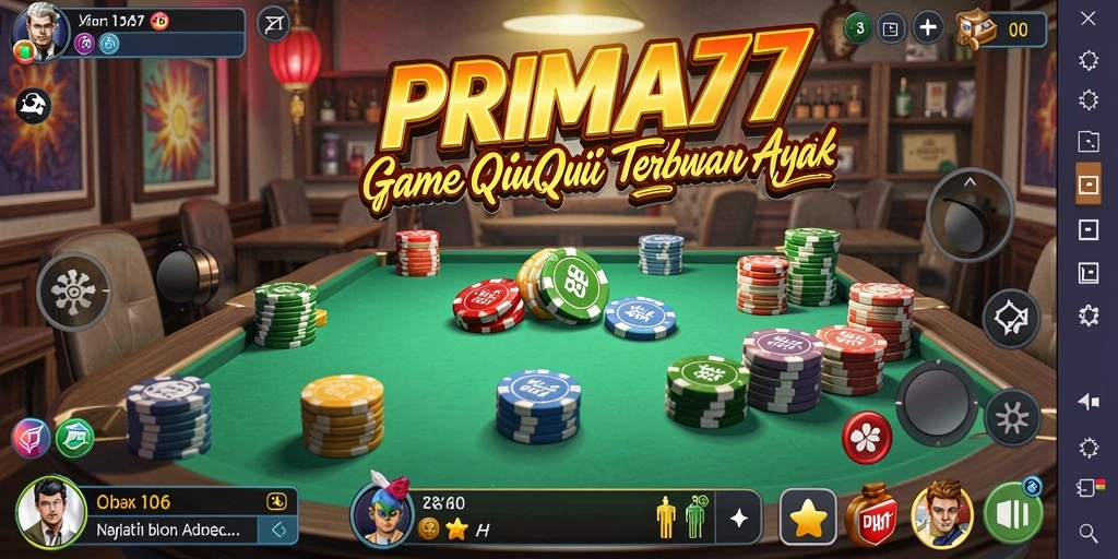Screenshot gameplay QiuQiu yang menarik dan intuitif.