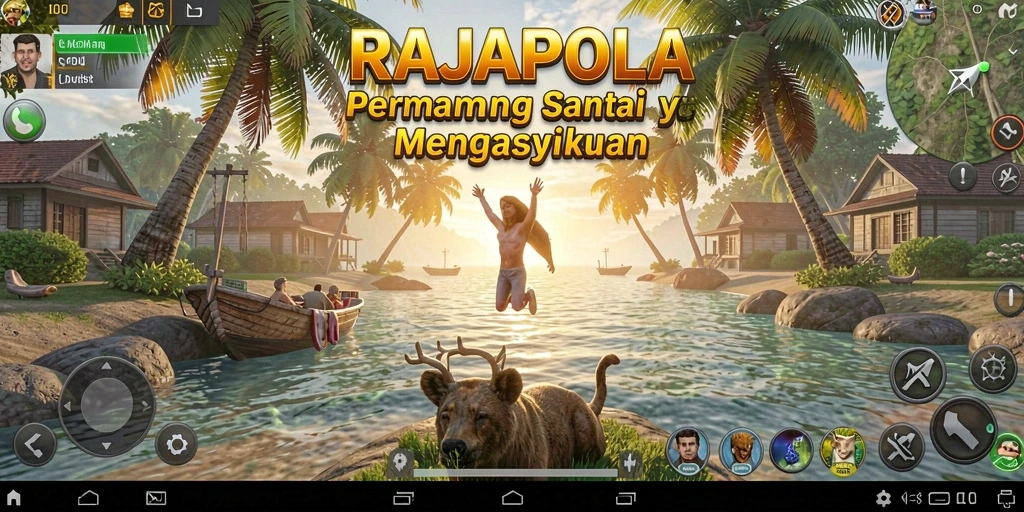 Screenshot RAJAPOLA menampilkan gameplay yang seru dan menantang.