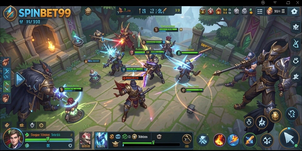 Tangkapan layar gameplay SLG SPINBET99 yang menegangkan.