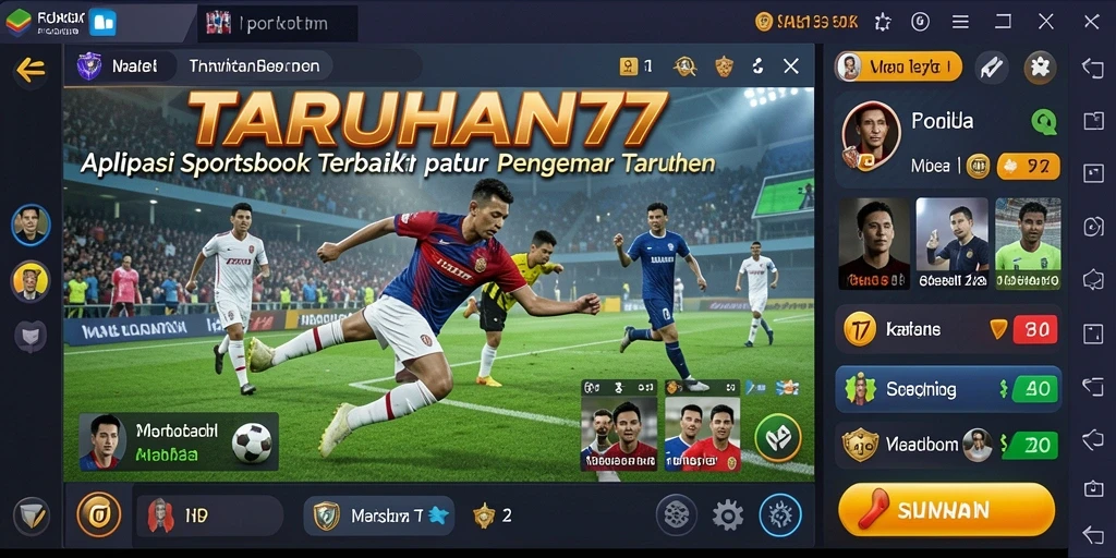 Tampilan menarik dari gameplay TARUHAN77 yang penuh aksi.