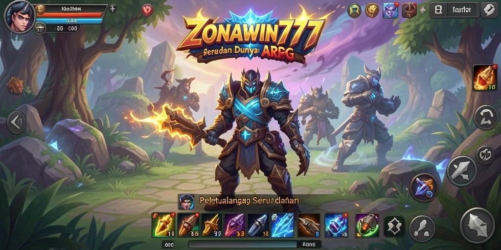 Screenshot menampilkan pertarungan seru dalam ZONAWIN777.